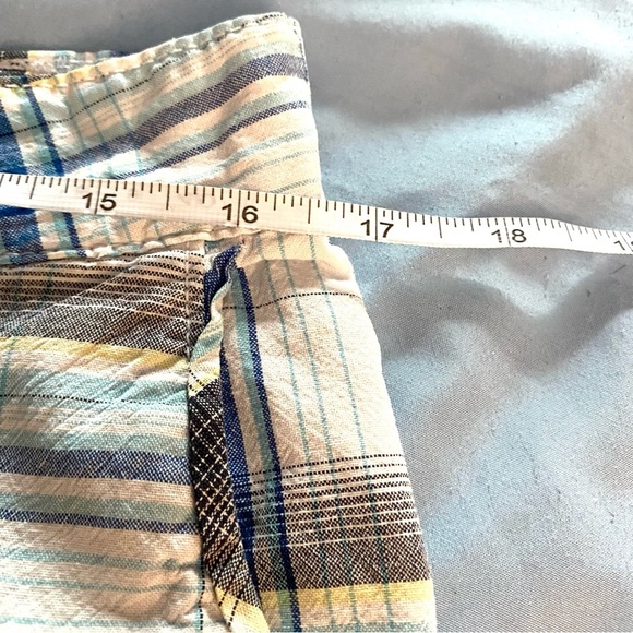 Urban Heritage Selvage Weight 100% Cotton Shorts Men’s Size 32 White Plaid - Picture 7 of 9